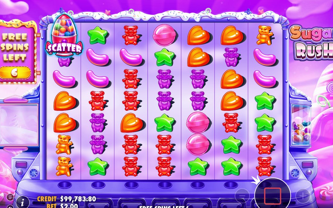 Free spins med Multiplier Spots som ökar under rundan