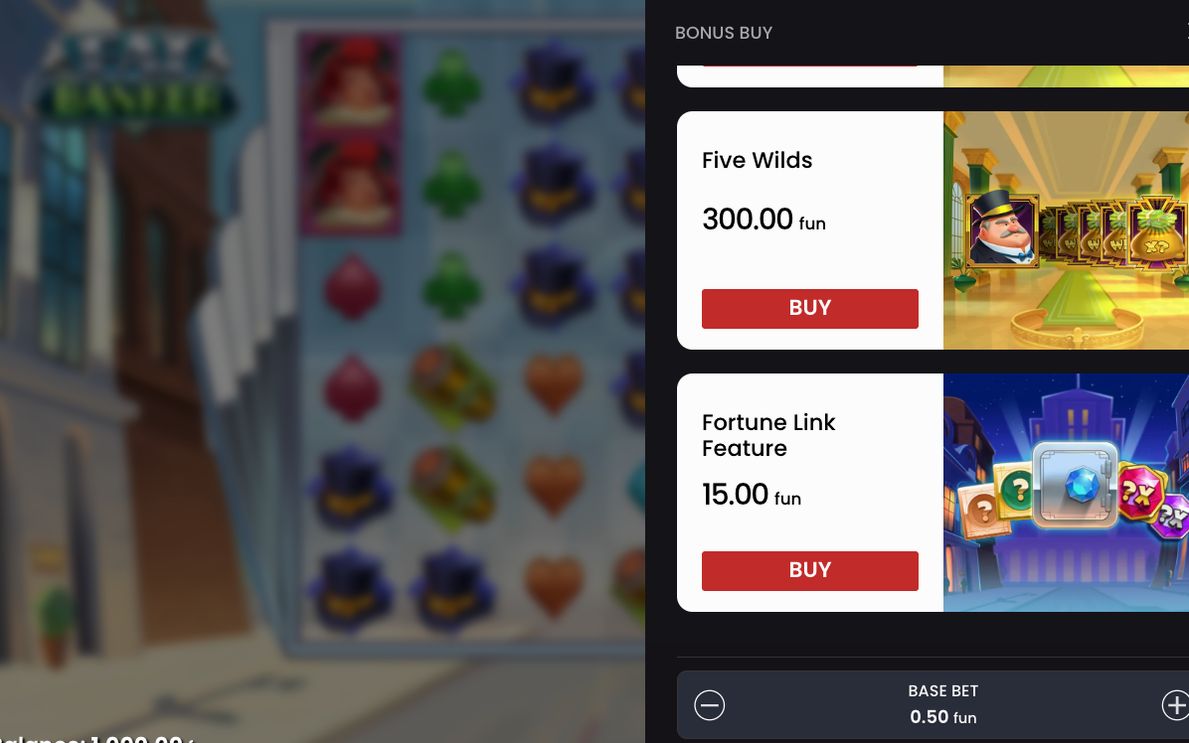 Silverkassaskåpet på hjul 6 som startar Fortune Link
